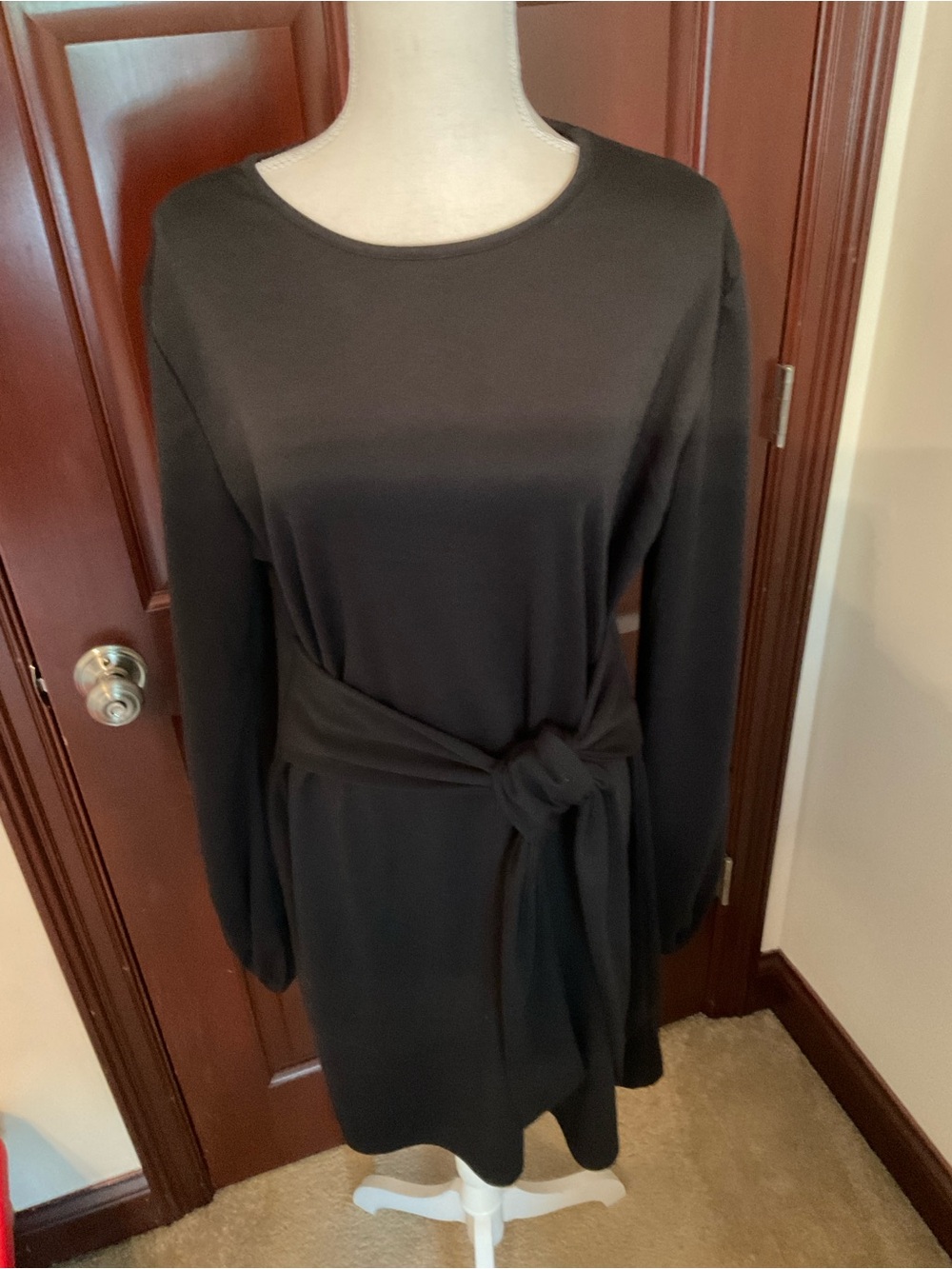 Tobrief Black Knit Dress. Sz. Xl